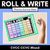 1 for ROLL & WRITE PHONICS ACTIVITY MATS - CVCC CCVC Mixed words