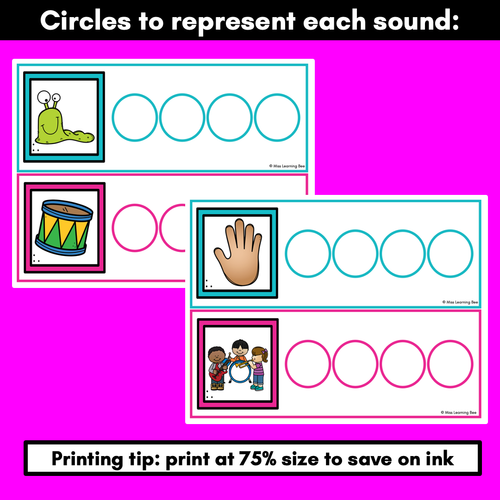 Resource preview 3 for Decodable Word Building Cards - CVCC CCVC Words Activity