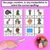 3 for CVCC CCVC CCVCC Word Clip Cards - Kindergarten Phonics Task Cards
