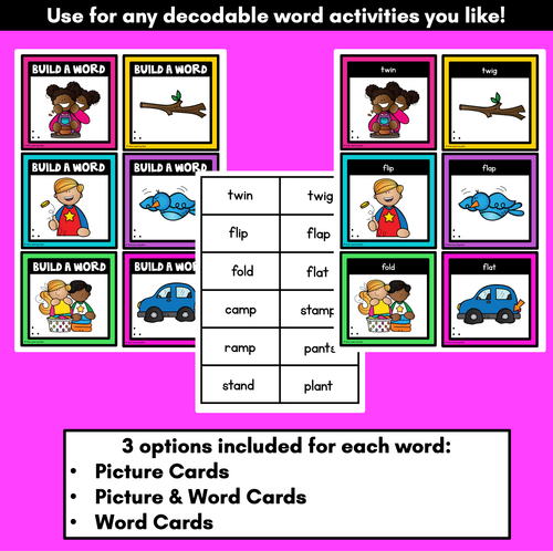 Resource preview 2 for CVCC CCVC Word Building Cards