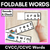 1 for CVCC CCVC & CCVCC Words Foldable Strips - Decodable Words for Kindergarten