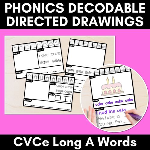 Resource preview 2 for CVCe Word Directed Drawings Bundle