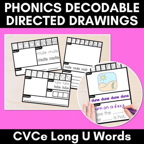 Resource preview 4 for Phonics Directed Drawings complete bundle