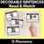 61 for Consonant Phoneme Decodable Sentence Activities COMPLETE BUNDLE