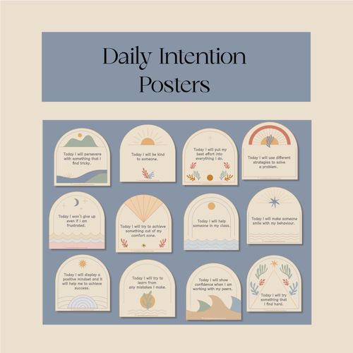 Resource preview 1 for Daily Intention Posters