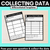 1 for I am a Data Collector - Open-ended data collection worksheets