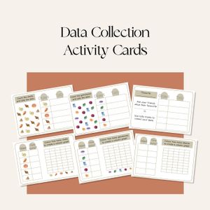 Data Collection Activity Cards- Early years