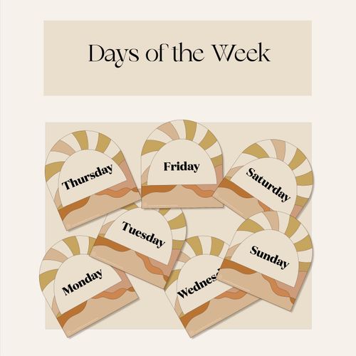 Resource preview 1 for Days of the Week Flashcards