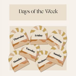 Days of the Week Flashcards