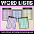 1 for Decodable Word Lists - CVC Word Lists, CCVC Words & CVCC Words Lists, CCVCC Word Lists