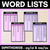 1 for Decodable Word Lists - Diphthong ow/ou word lists & Diphthong oy/oi word lists