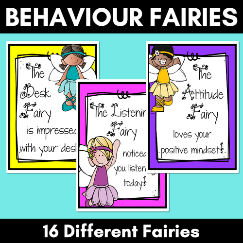 Resource preview 1 for Behaviour Fairies - The Desk Fairy & More