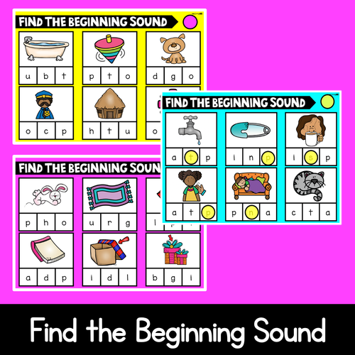 Resource preview 2 for Digital Phonics Slides for CVC Words - Beginning, Middle & End Sounds