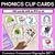 2 for Consonant Digraphs Clip Cards Bundle