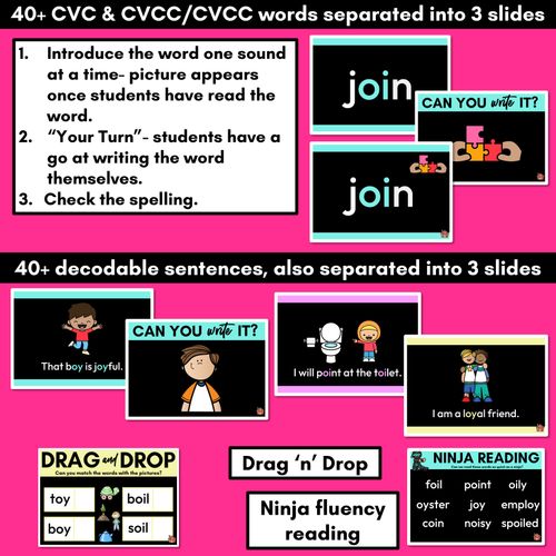 Resource preview 3 for Diphthongs - OY Sound Powerpoint
