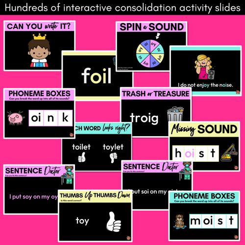 Resource preview 4 for Diphthongs - OY Sound Powerpoint
