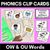 1 for Diphthong Clip Cards OW OU WORDS - Diphthongs Phonics Task Cards