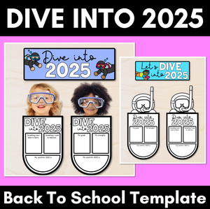 Dive into 2025 - Editable Back to School Display Templates