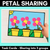 1 for Petal Sharing Task Cards & Worksheets - Sharing into 3 Groups (Division)