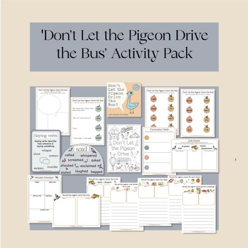 Resource preview 1 for 'Don't Let the Pigeon Drive the Bus' Activity Pack