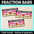 1 for Fraction Bars Task Cards - halves and quarters