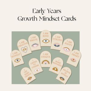 Early years Growth Mindset Cards