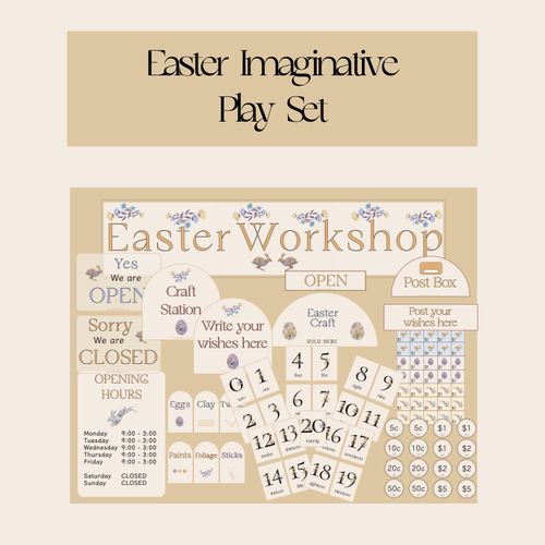 Resource preview 1 for Easter Imaginative Play Set