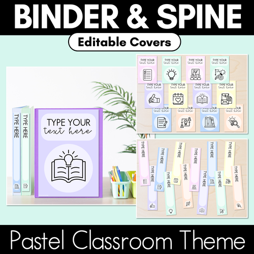 Resource preview 31 for Pastel Classroom Decor Bundle