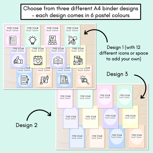 Resource preview 2 for Editable Binder & Spine Labels - Pastel Classroom Decor