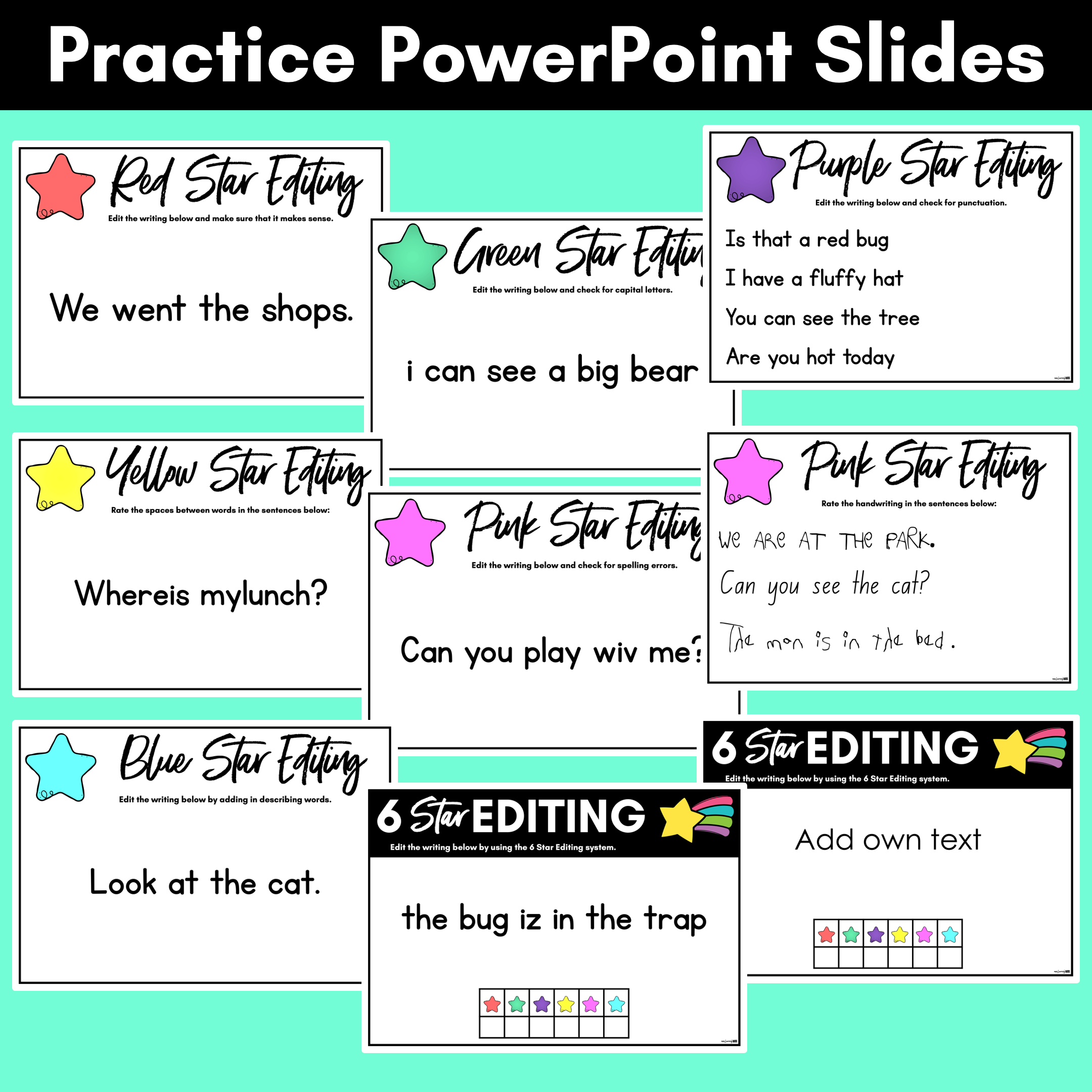 Editing Powerpoint Year 6