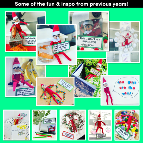 Resource preview 3 for Christmas Elf Activities - Elf on the Shelf Classroom Activities