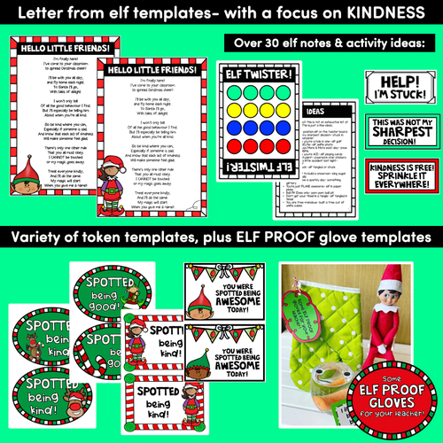 Resource preview 4 for Christmas Elf Activities - Elf on the Shelf Classroom Activities