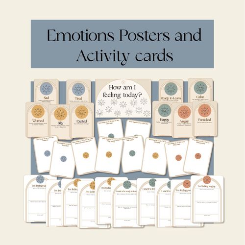 Resource preview 1 for Emotions Posters and Activity Cards