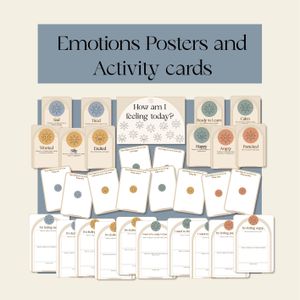 Emotions Posters and Activity Cards