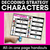 1 for Research-Based Reading Strategy Character One-Page Handouts - Decoding Strategies