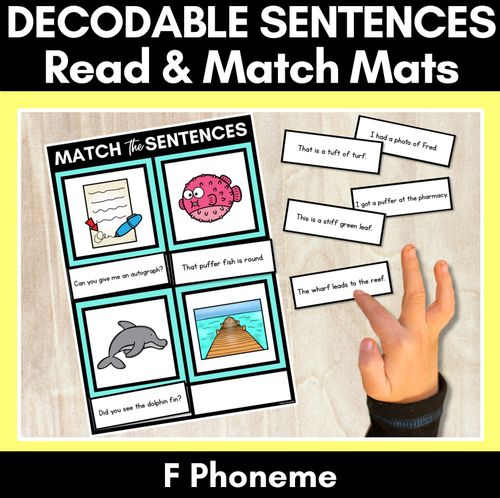 Resource preview 51 for Consonant Phoneme Decodable Sentence Activities COMPLETE BUNDLE