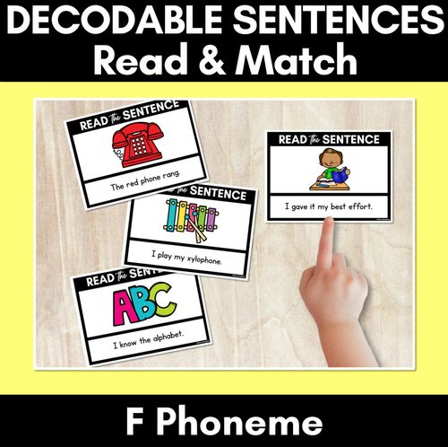 Resource preview 54 for Consonant Phoneme Decodable Sentence Activities COMPLETE BUNDLE