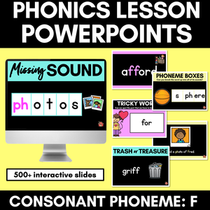 Consonant Sound F PowerPoint - F FF PH