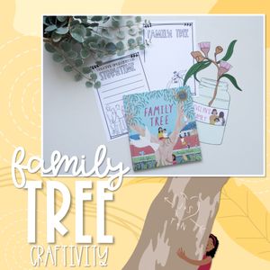 Family Tree Prompt Slides, Craft and Writing Sheets - National Simultaneous Storytime 2022