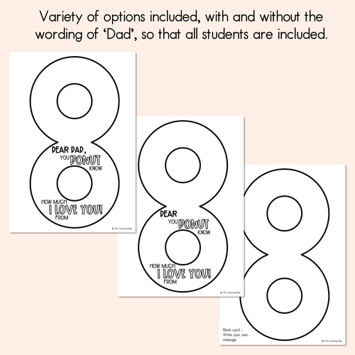 Resource preview 3 for Father's Day Donut Craft