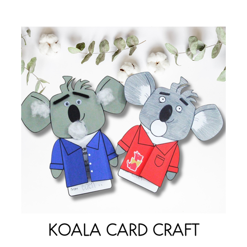 Resource preview 2 for Father's Day Koala Craft Card