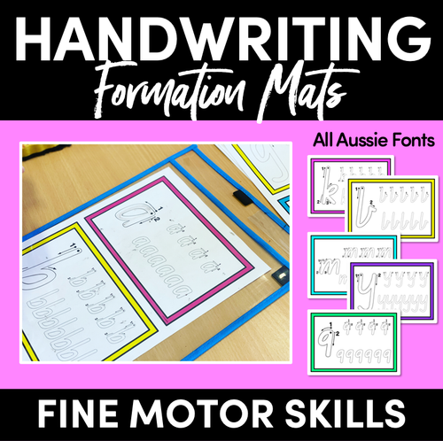 Resource preview 1 for Letter Formation Mats