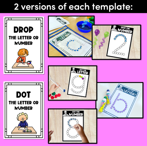 Resource preview 2 for FINE MOTOR KINDERGARTEN ACTIVITIES - DOT OR DROP