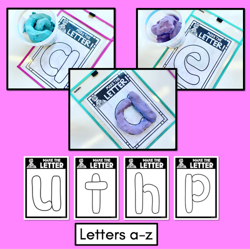 Resource preview 2 for FINE MOTOR KINDERGARTEN ACTIVITIES - Alphabet and Number Mats