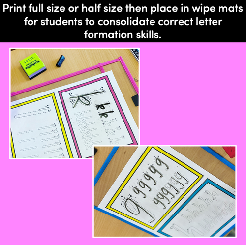 Resource preview 2 for Letter Formation Mats