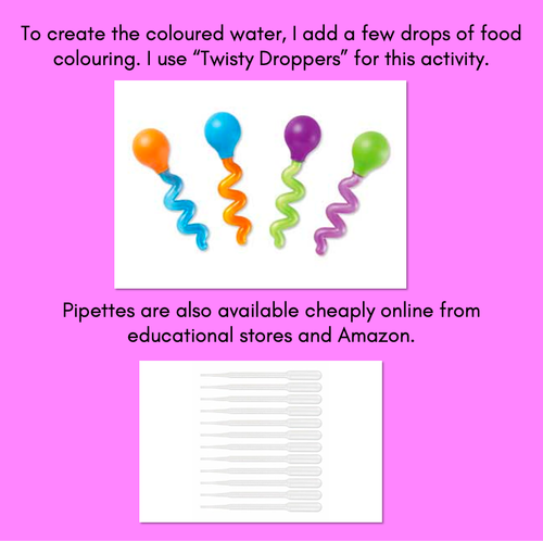 Resource preview 3 for FINE MOTOR KINDERGARTEN ACTIVITIES - Water Droplets FREEBIE