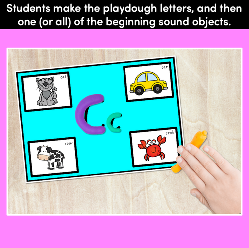 Resource preview 2 for KINDERGARTEN FINE MOTOR ACTIVITIES - Alphabet Playdoh Mats