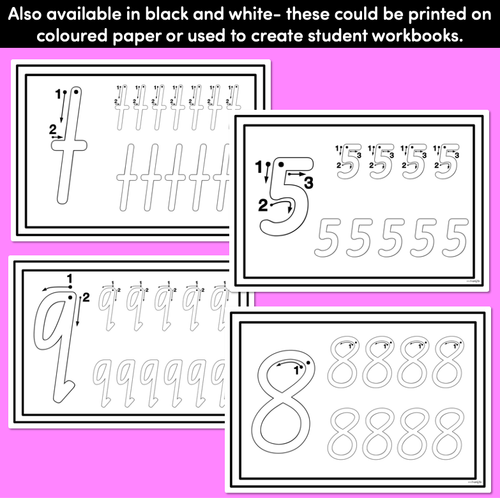 Resource preview 3 for Letter Formation Mats