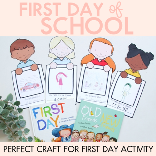 Resource preview 1 for First Day of School Craft 