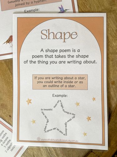 Resource preview 5 for Types of Poetry Posters